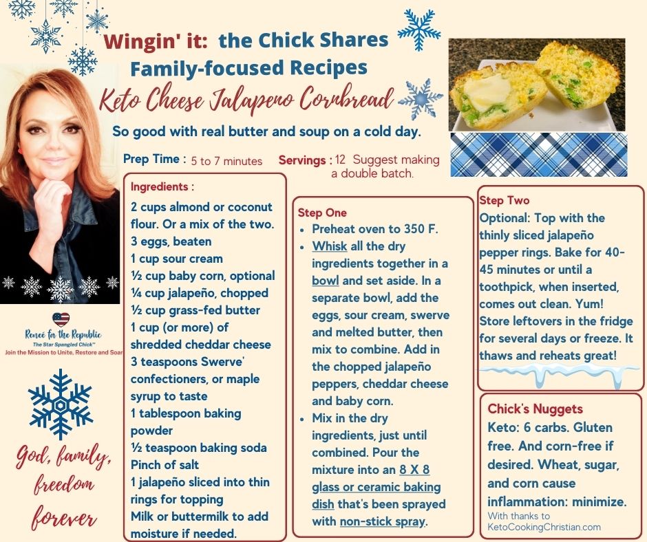 January 2023 Chick Wingin It Cornbread Recipe